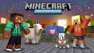 The official art for Education Edition's GOAT update (Image via Mojang)